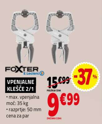 VPENJALNE KLEŠČE 2/1