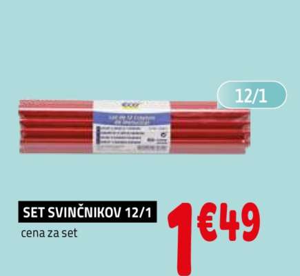 SET SVINČNIKOV 12/1