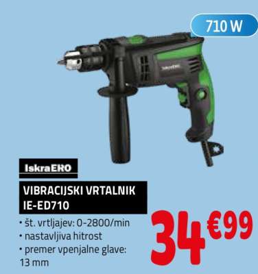 VIBRACIJSKI VRTALNIK IE-ED710