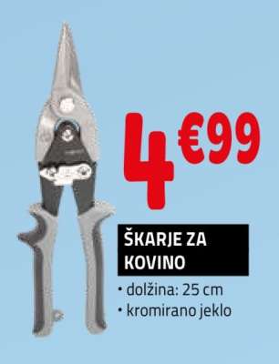ŠKARJE ZA KOVINO