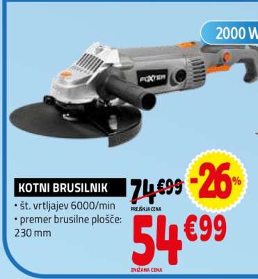 Kotni brusilnik