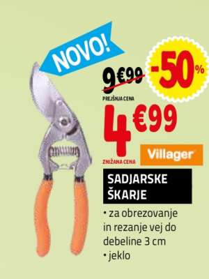 SADJARSKE ŠKARJE
