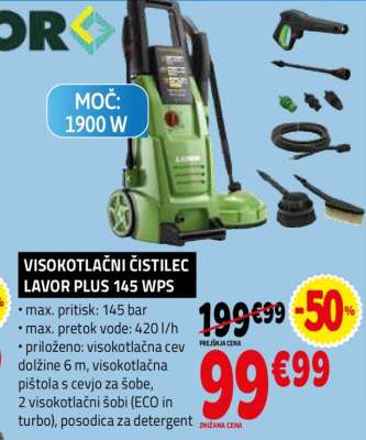 Visokotlačni čistilec Lavor Plus 145 WPS