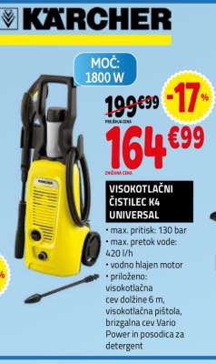 VISOKOTLAČNI ČISTILEC K4 UNIVERSAL