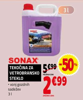 Sonax tekočina za vetrobransko steklo