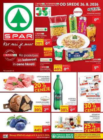 SPAR katalog - 26.8.2026 - 8.9.2026.