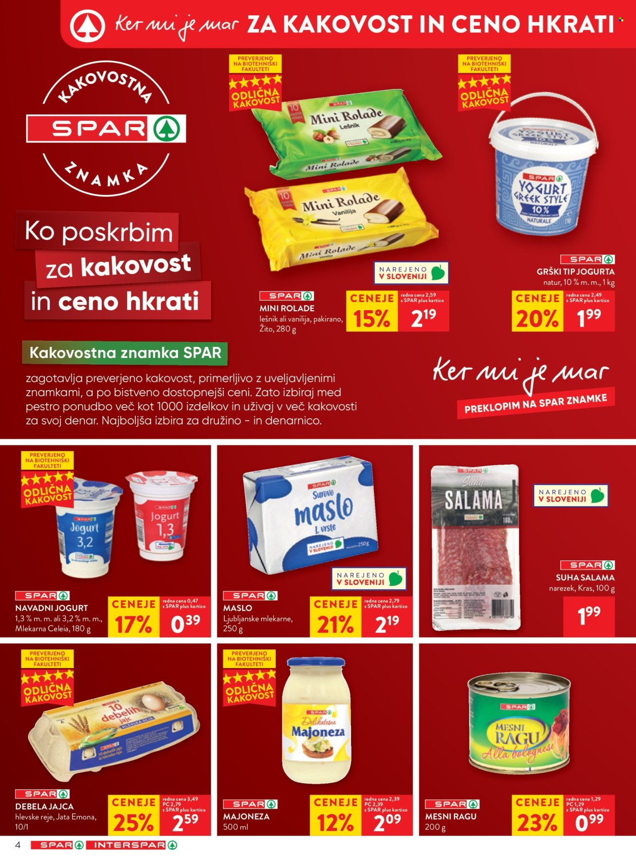 SPAR katalog - 26.8.2026 - 8.9.2026. Stran 4
