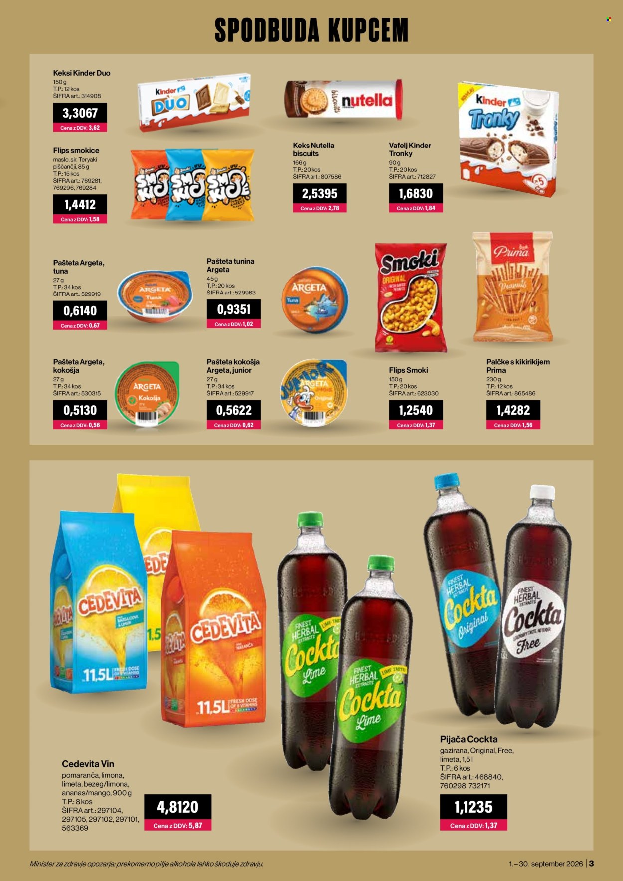 Mercator Cash & Carry katalog - 1.9.2026 - 30.9.2026. Stran 3