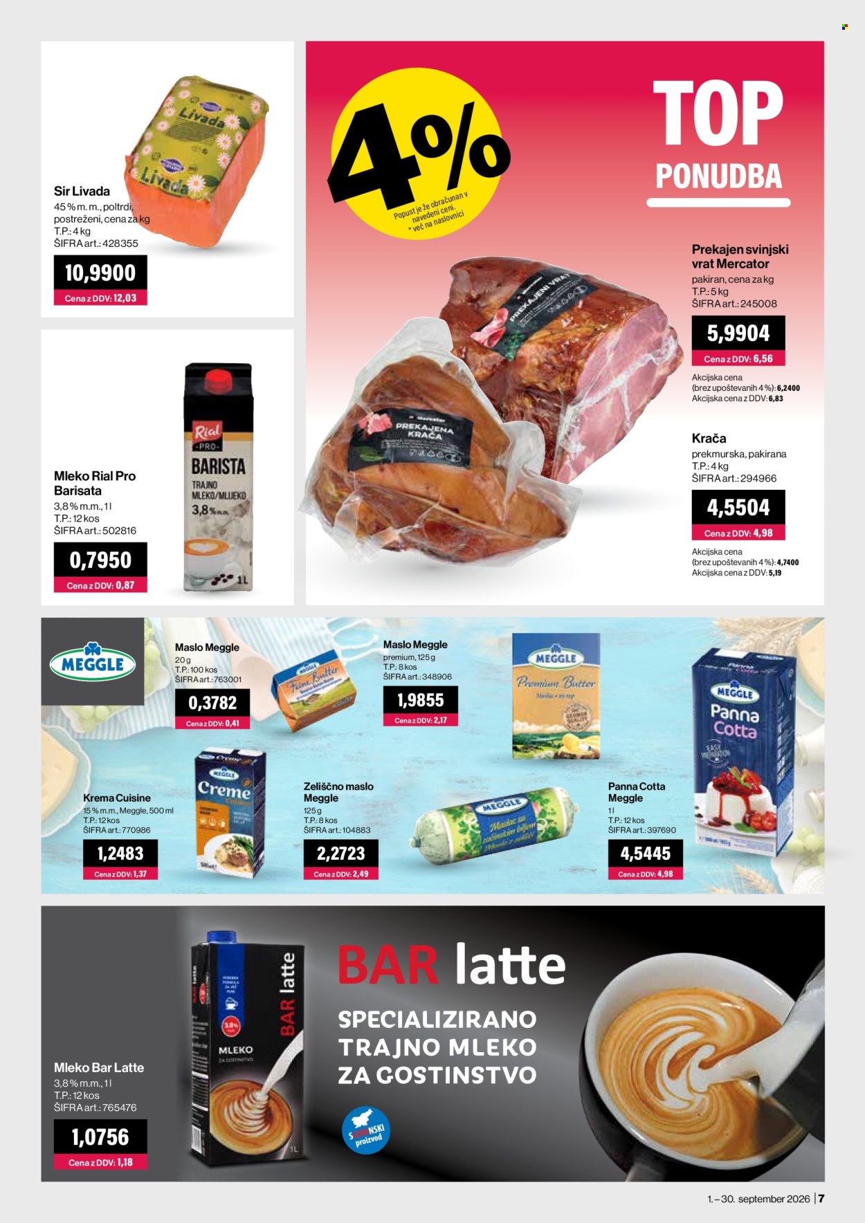 Mercator Cash & Carry katalog - 1.9.2026 - 30.9.2026. Stran 7