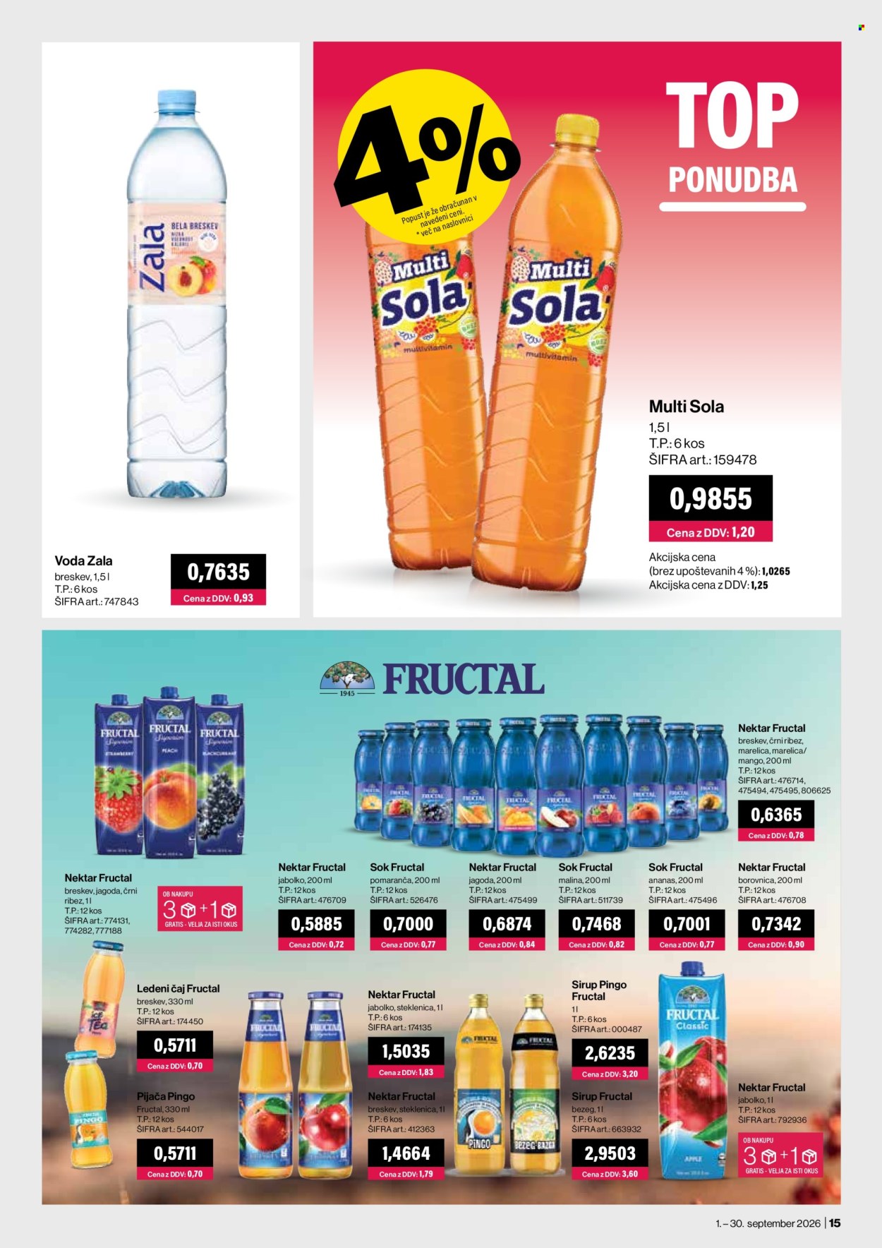 Mercator Cash & Carry katalog - 1.9.2026 - 30.9.2026. Stran 15