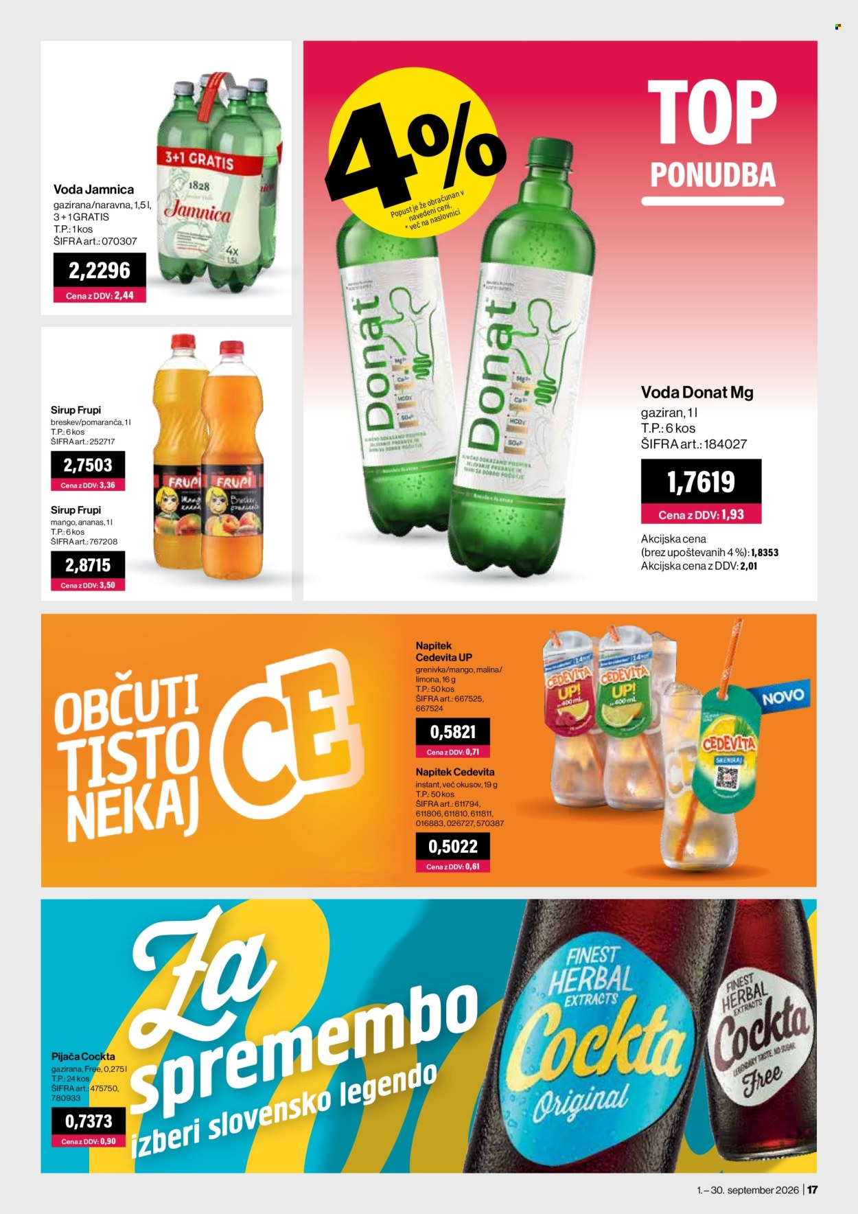 Mercator Cash & Carry katalog - 1.9.2026 - 30.9.2026. Stran 17