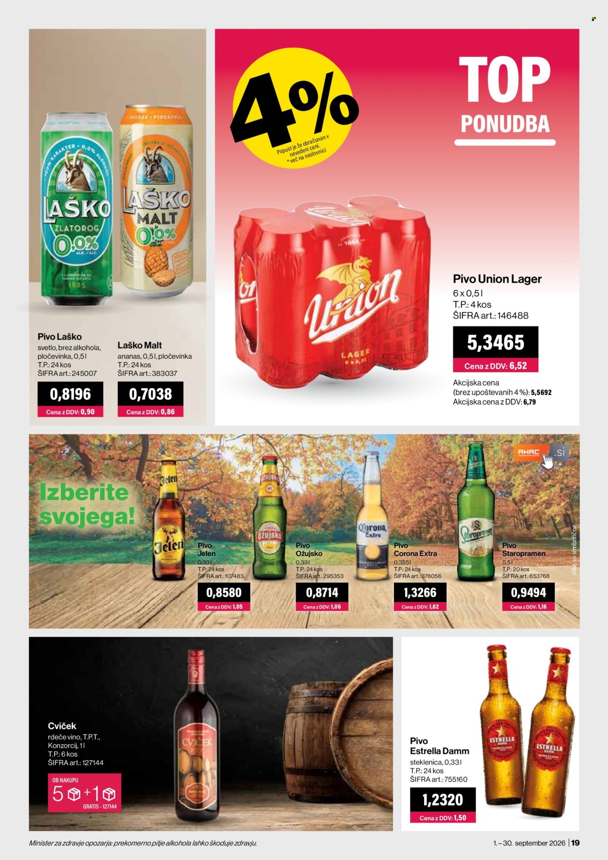 Mercator Cash & Carry katalog - 1.9.2026 - 30.9.2026. Stran 19