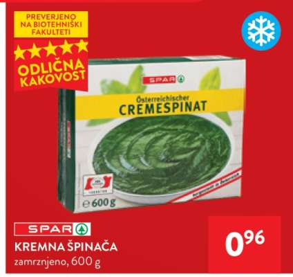 Kremna špinača