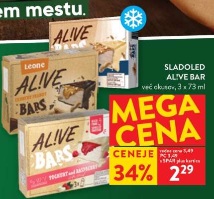 SLADOLED AL!VE BAR