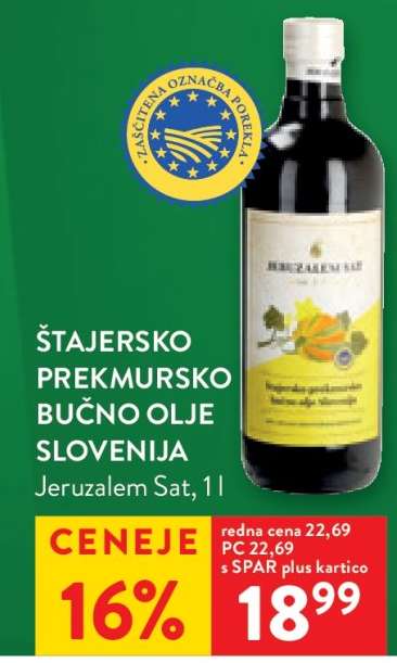 Štajersko Prekmursko Bučno Olje Slovenija