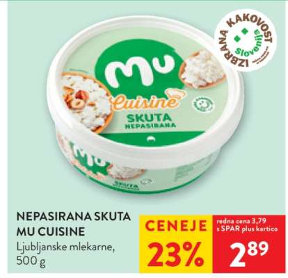 NEPASIRANA SKUTA MU CUISINE