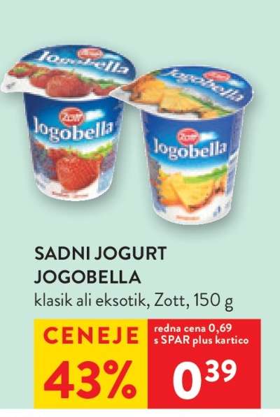 SADNI JOGURT JOGOBELLA