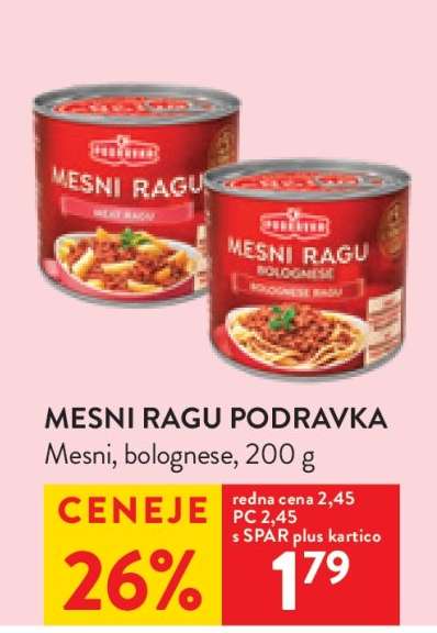 Mesni ragu Podravka
