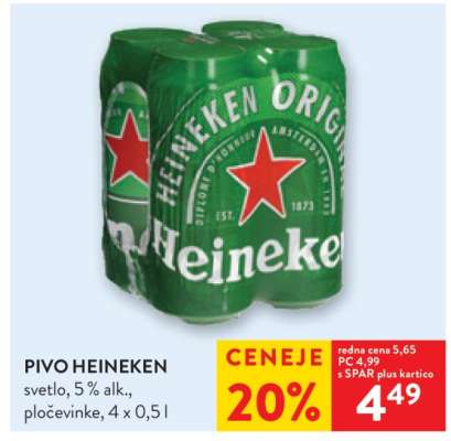 PIVO HEINEKEN