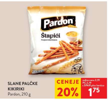 SLANE PALČKE KIKIRIKI