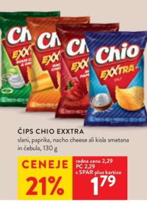 Čips Chio Exxtra