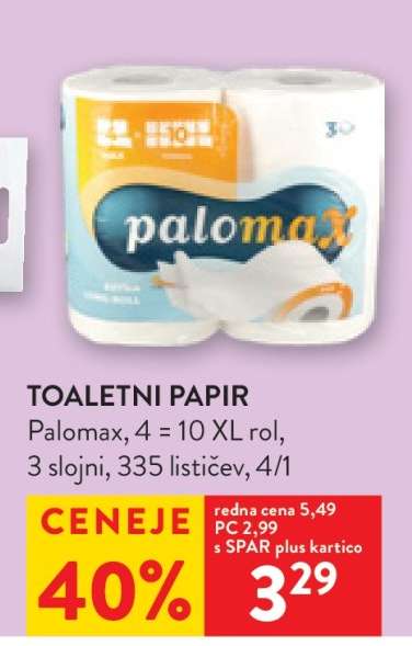 TOALETNI PAPIR PALOMAX