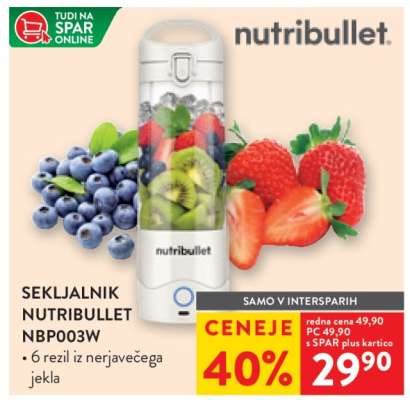 SEKLJALNIK NUTRIBULLET NBP003W