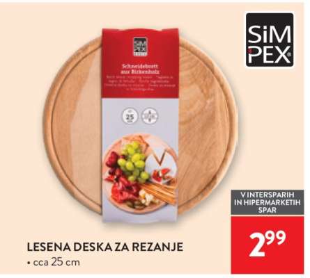 LESENA DESKA ZA REZANJE