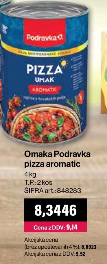 Omaka Podravka pizza aromatic