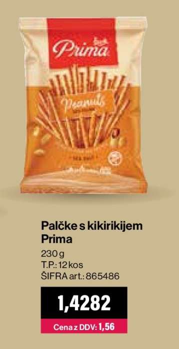 Palčke s kikirikijem Prima