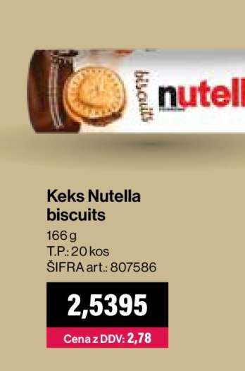 Keks Nutella biscuits