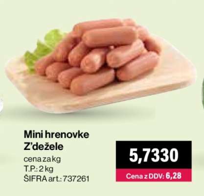 Mini hrenovke Z'dežele