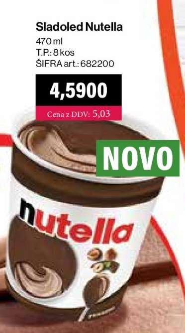 SLADOLED NUTELLA