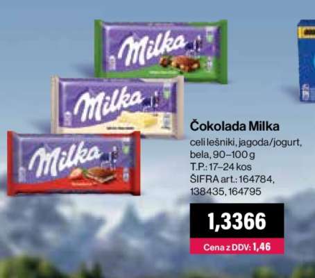 ČOKOLADA MILKA