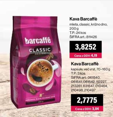 KAVA BARCAFFE