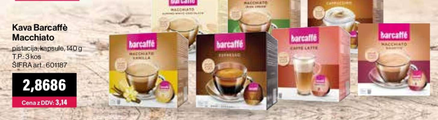 Kava Barcaffè Macchiato