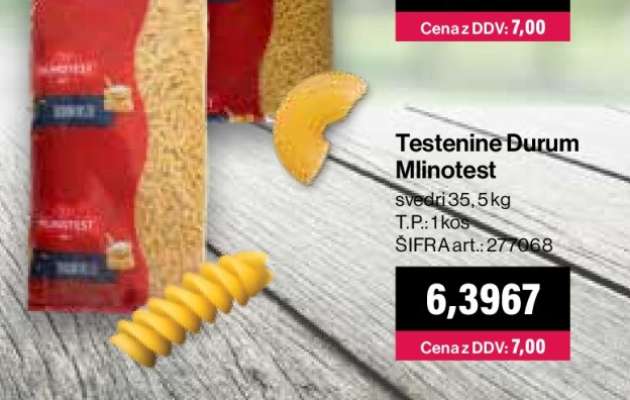 TESTENINE DURUM MLINOTEST