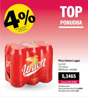 PIVO UNION LAGER