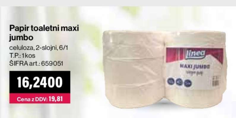 Papir toaletni Maxi Jumbo