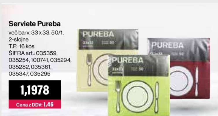 Serviete Pureba