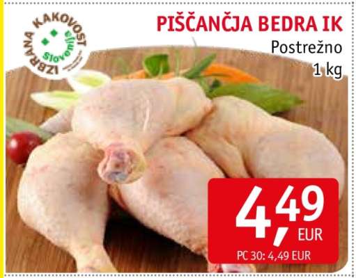 PIŠČANČJA BEDRA IK