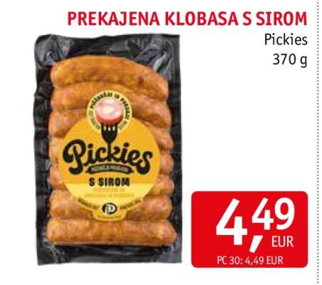 PREKAJENA KLOBASA S SIROM