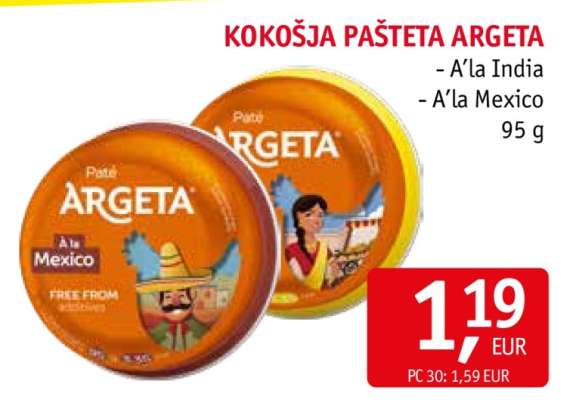 KOKOŠJA PAŠTETA ARGETA