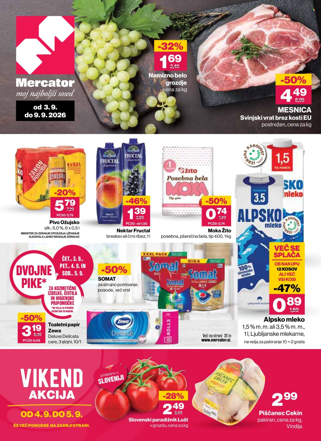 Mercator katalog - 3.9.2026 - 9.9.2026. Stran 1