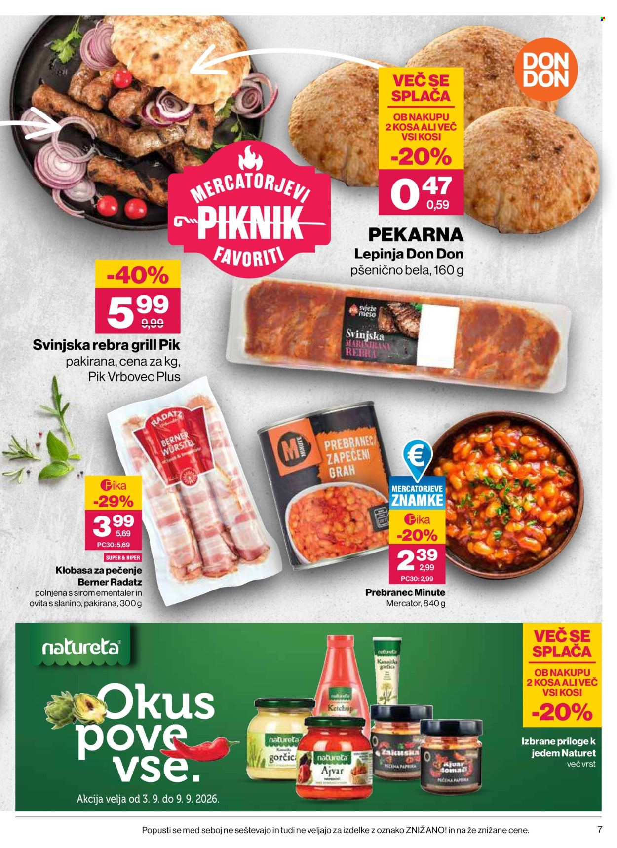 Mercator katalog - 3.9.2026 - 9.9.2026. Stran 7