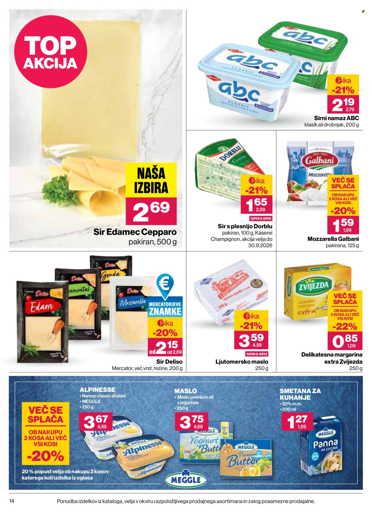 Mercator katalog - 3.9.2026 - 9.9.2026. Stran 14