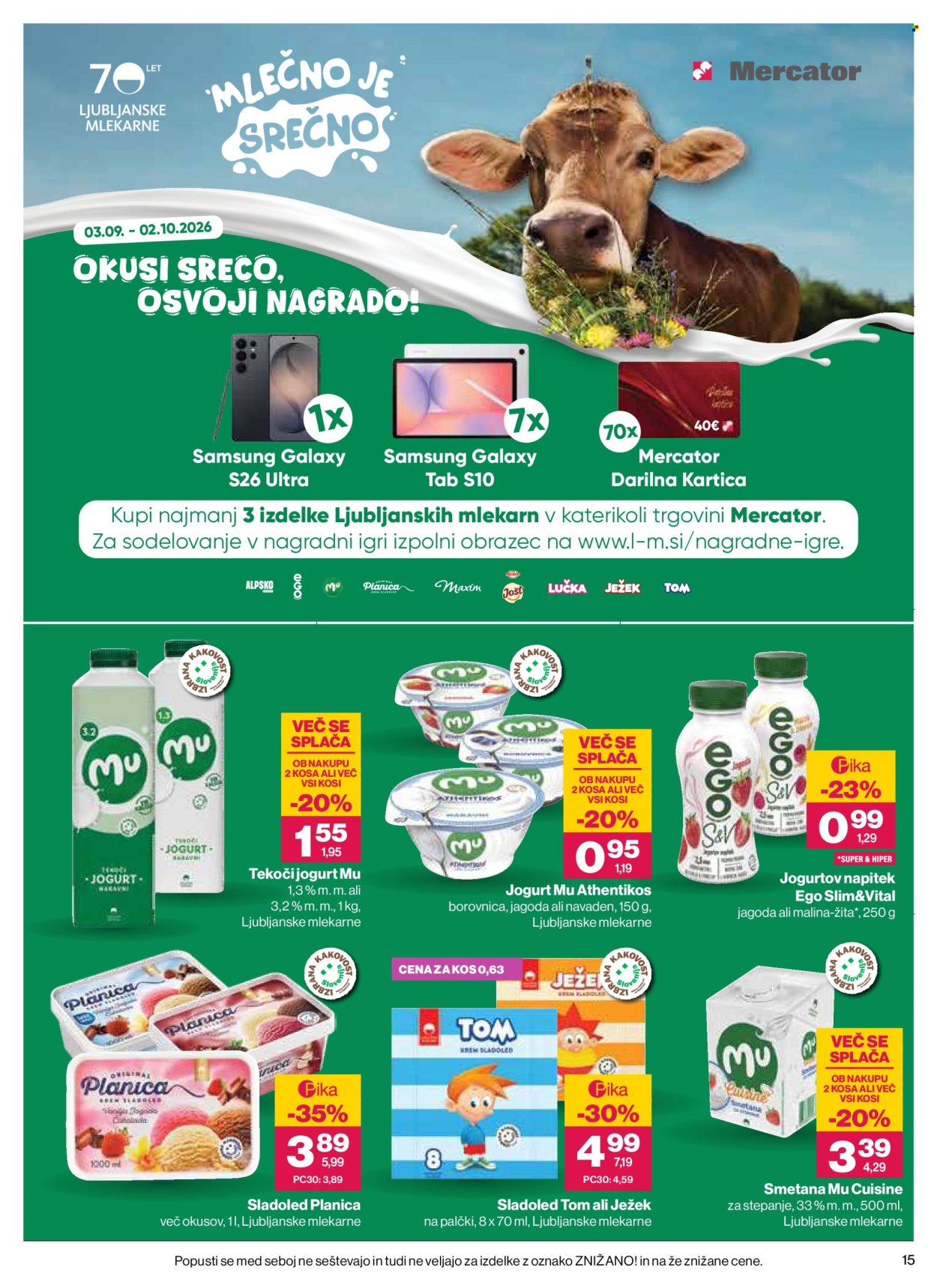 Mercator katalog - 3.9.2026 - 9.9.2026. Stran 15