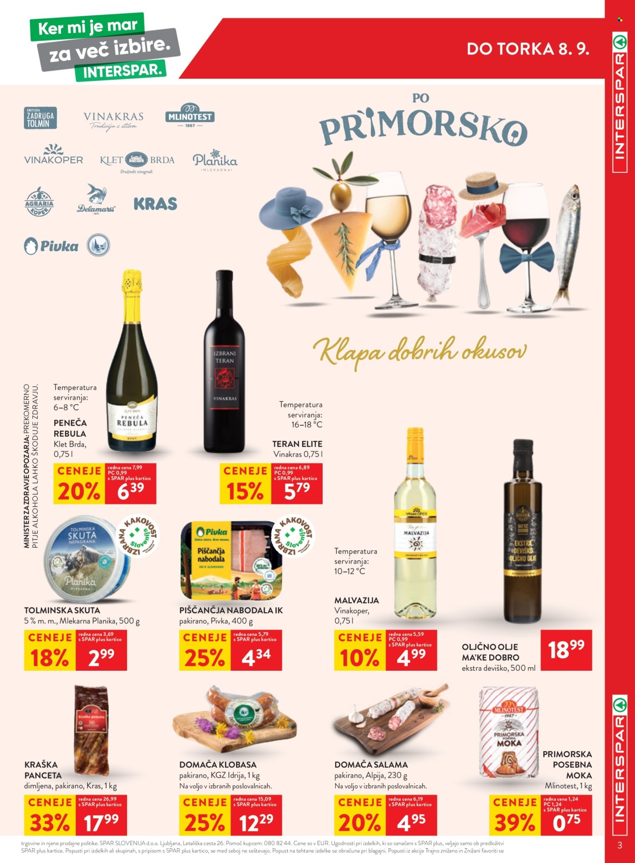 INTERSPAR katalog - 2.9.2026 - 15.9.2026. Stran 3