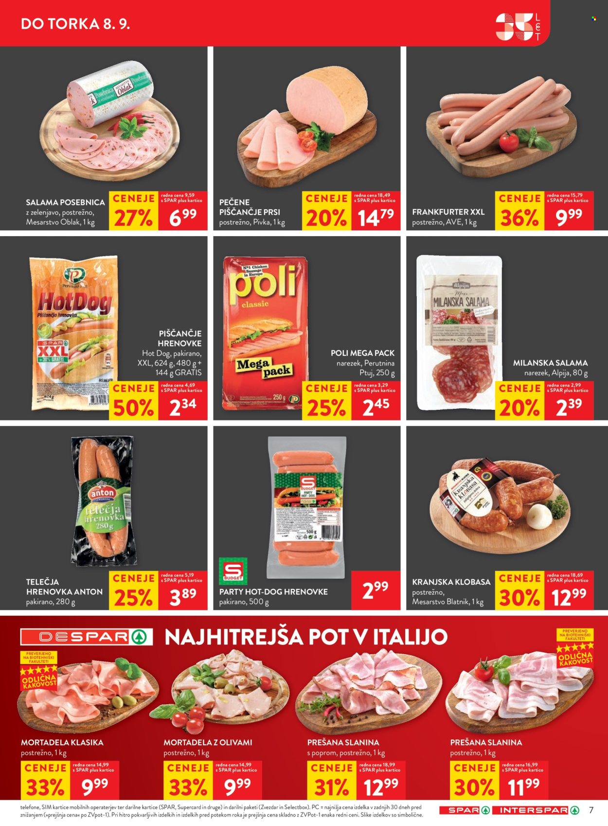 SPAR katalog - 2.9.2026 - 8.9.2026. Stran 9