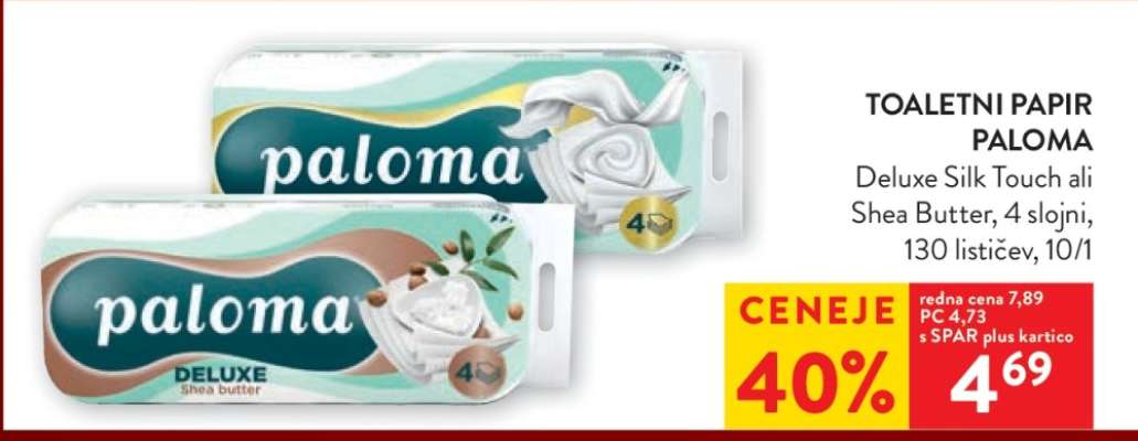 Toaletni papir Paloma